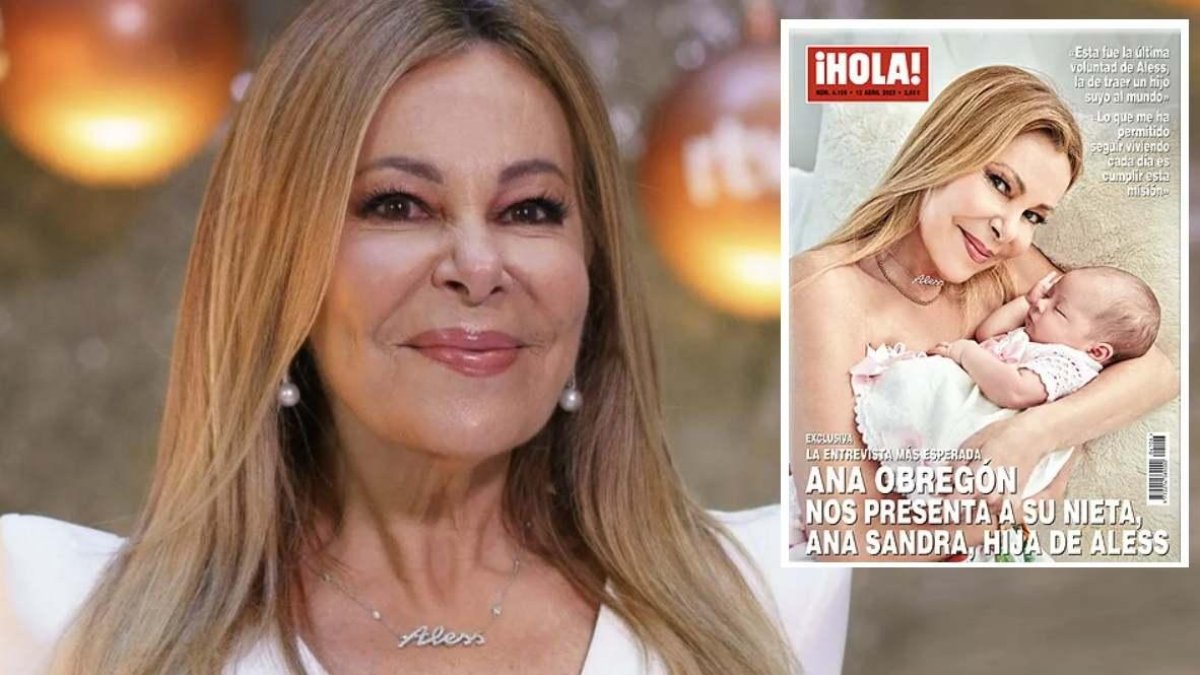 Ana Obregón es la comidilla en la prensa española, al haber pagado a una mujer por llevar en su vientre a quien ahora se conoce, es su nieta.