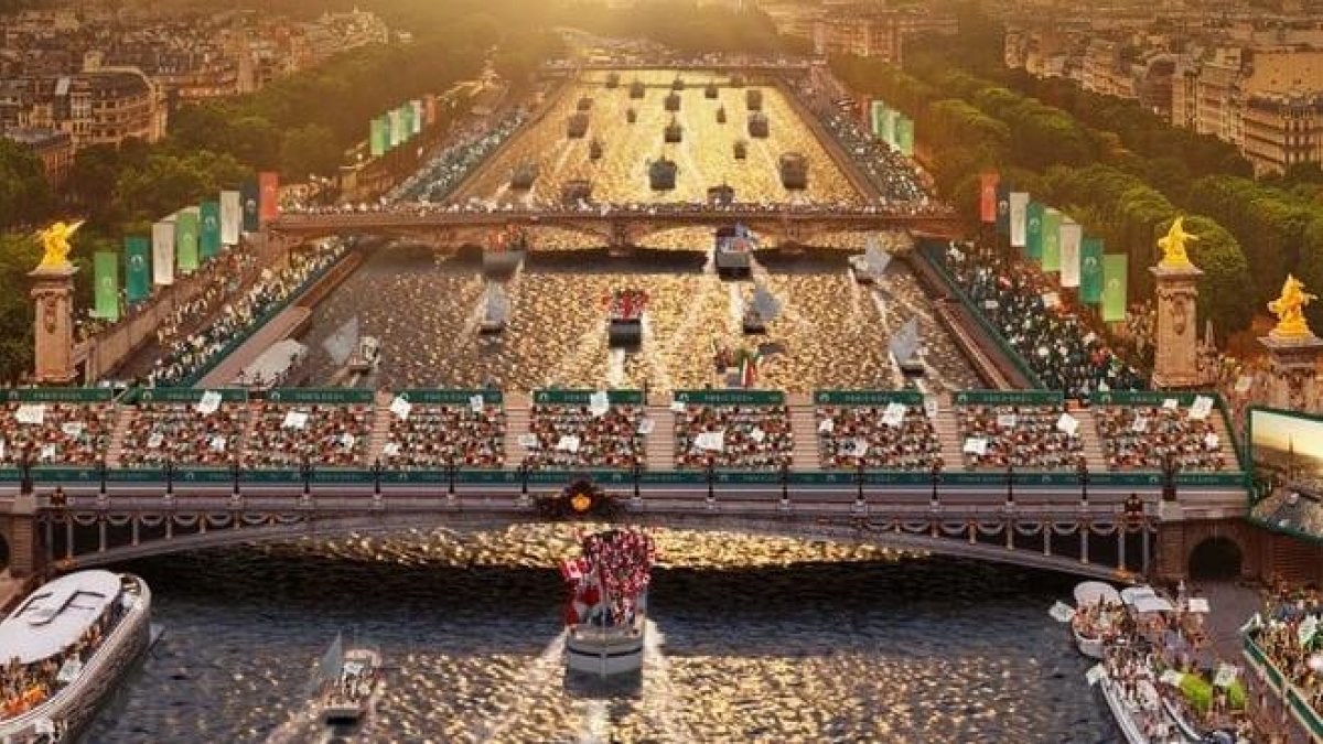 El río Sena albergará 100.000 plazas durante la apertura.