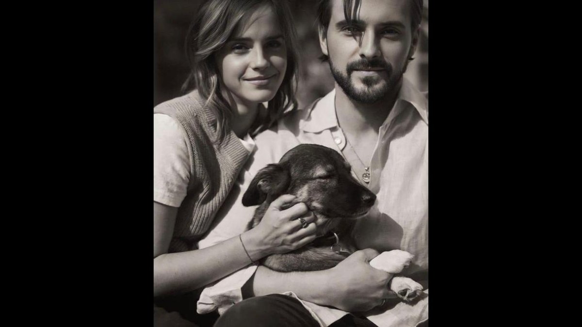 Emma Watson y su hermano compartieron imágenes de su nueva mascota.