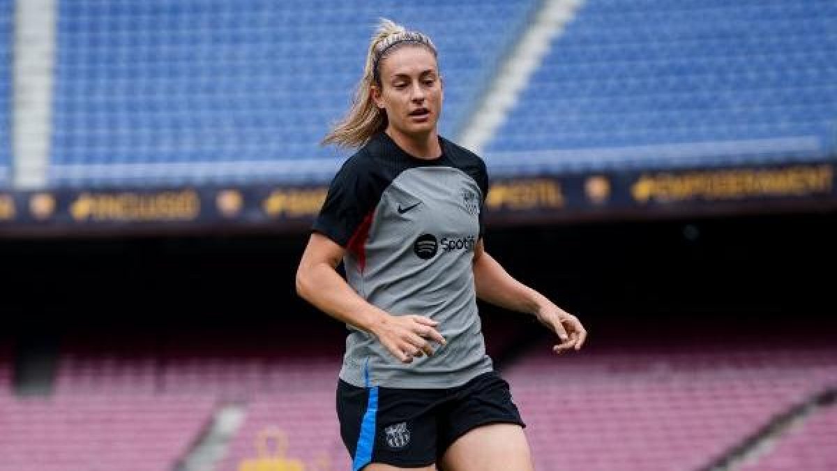 La jugadora del FC Barcelona ya se encuentra recuperada.