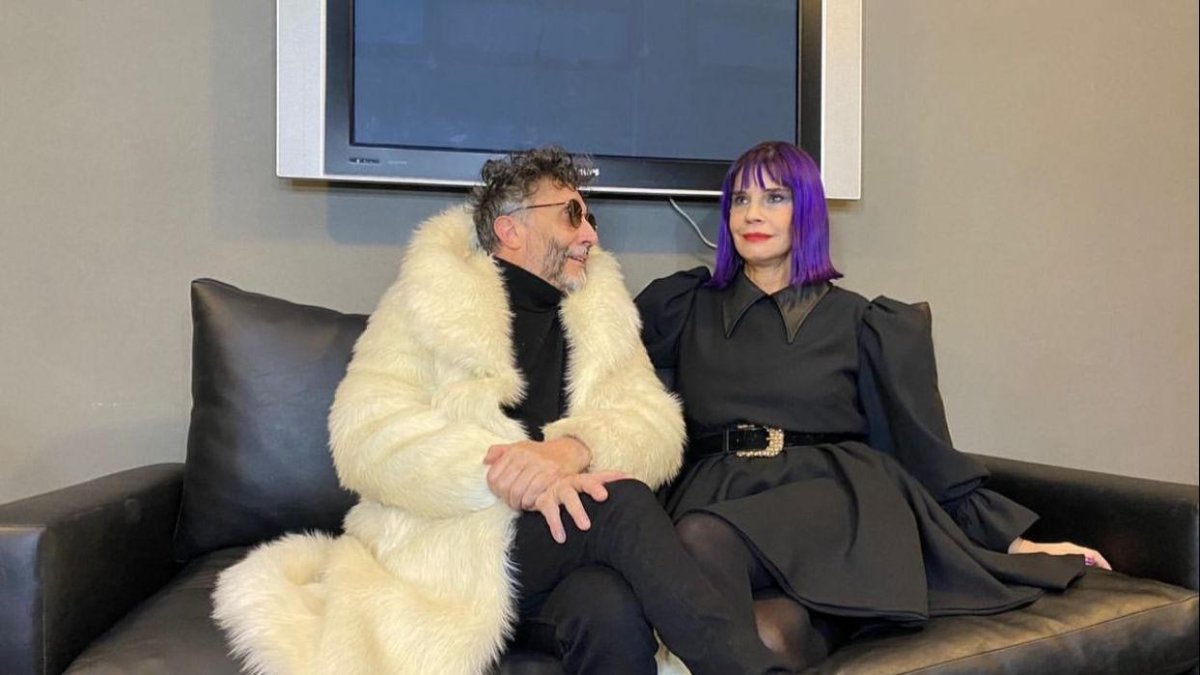 Fito Páez junto a Fabina Cantilo.