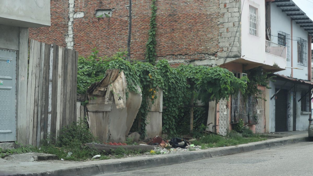 Este punto se ha vuelto el hogar y bodega improvisada de muchos recolectores.