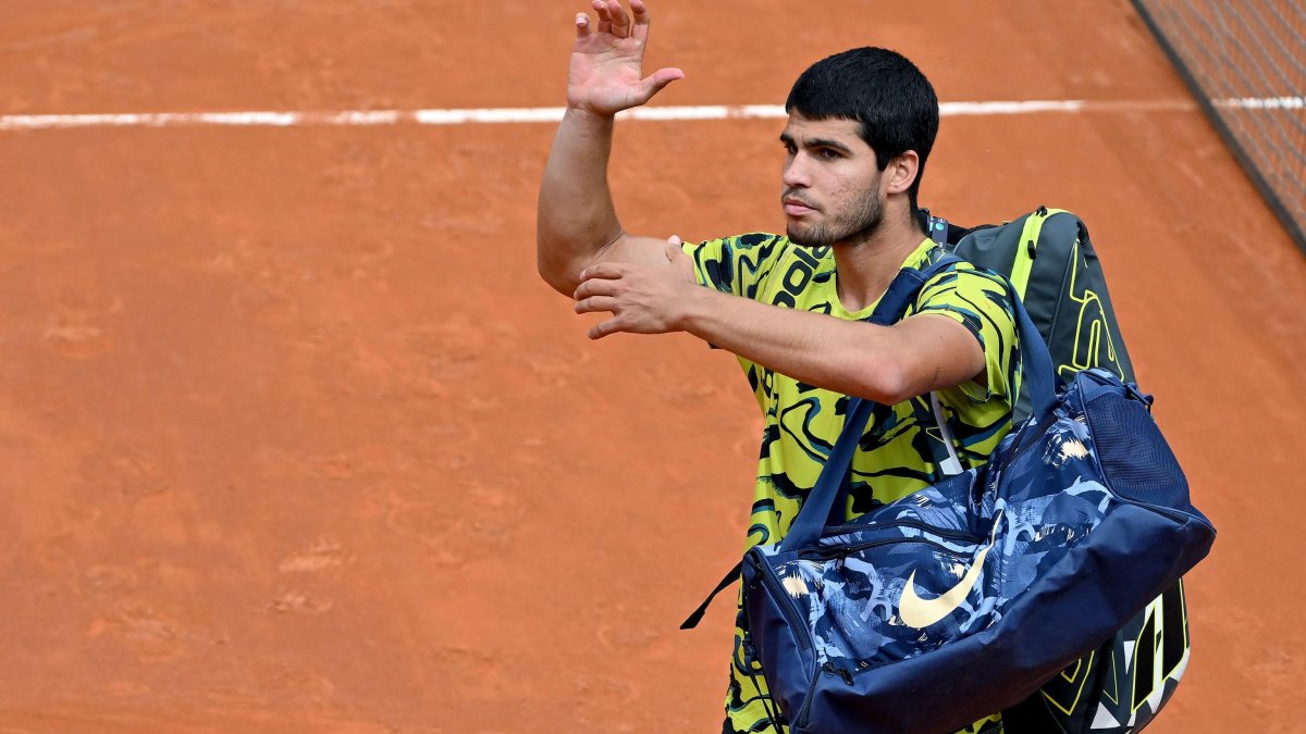 Alcaraz, tras caer eliminado en la tercera ronda del Masters de Roma, el español de 20 años se enfoca ya en el Roland Garros.