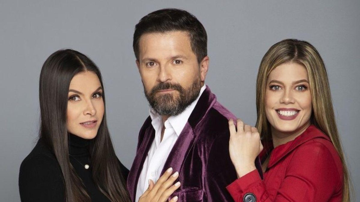 Natalia, Julio César y Lorna.