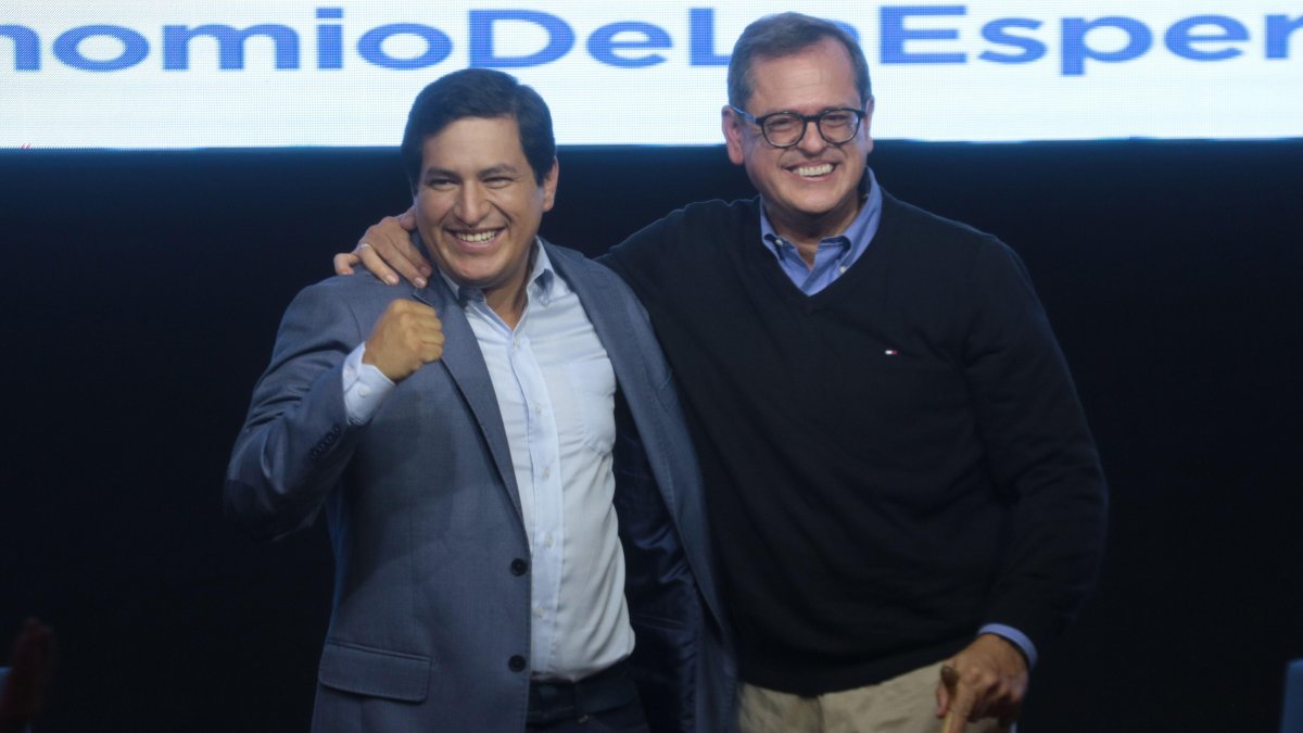 En 2021, Andrés Arauz y Carlos Rabscall fueron binomio para la Presidencia de la Repúblcia.