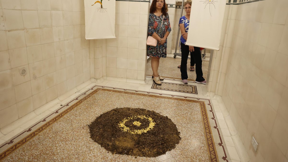 Vista. La obra 'Sarami Kanchik' (somos Maíz).