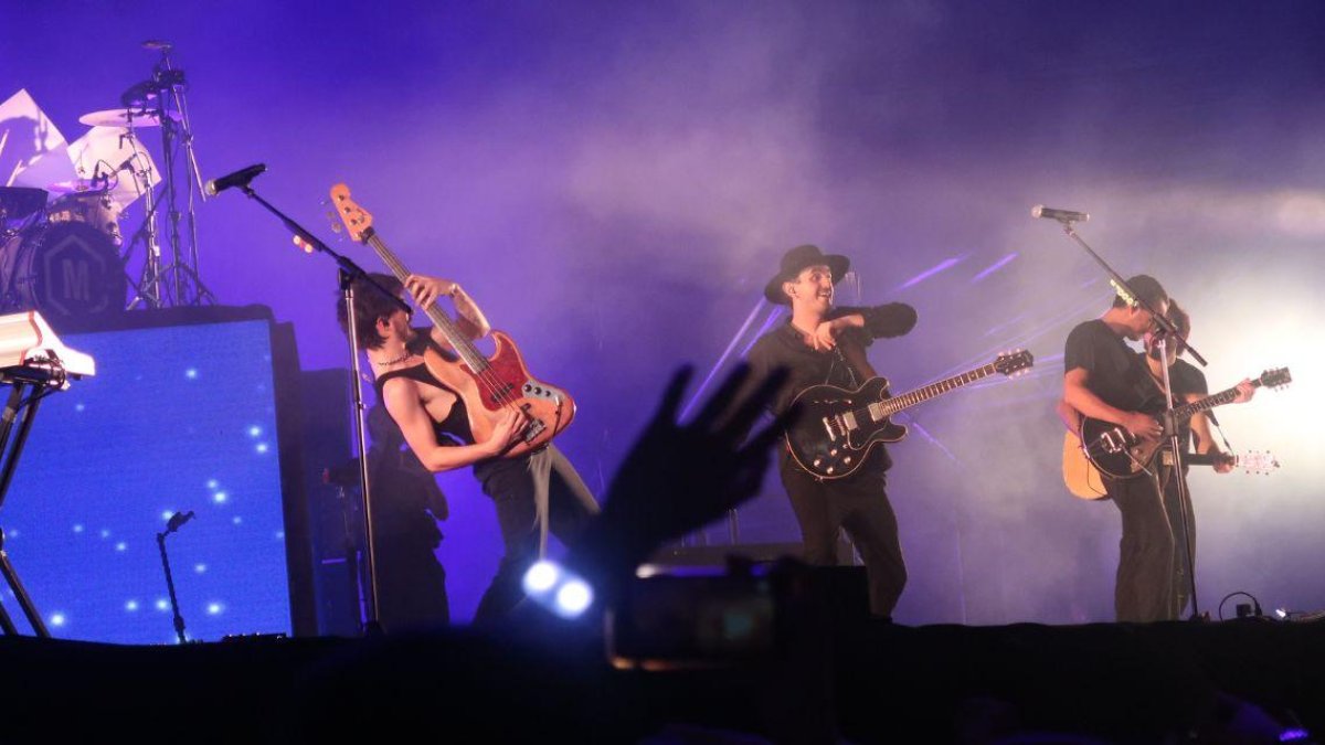 Morat en el estadio Alberto Spencer.