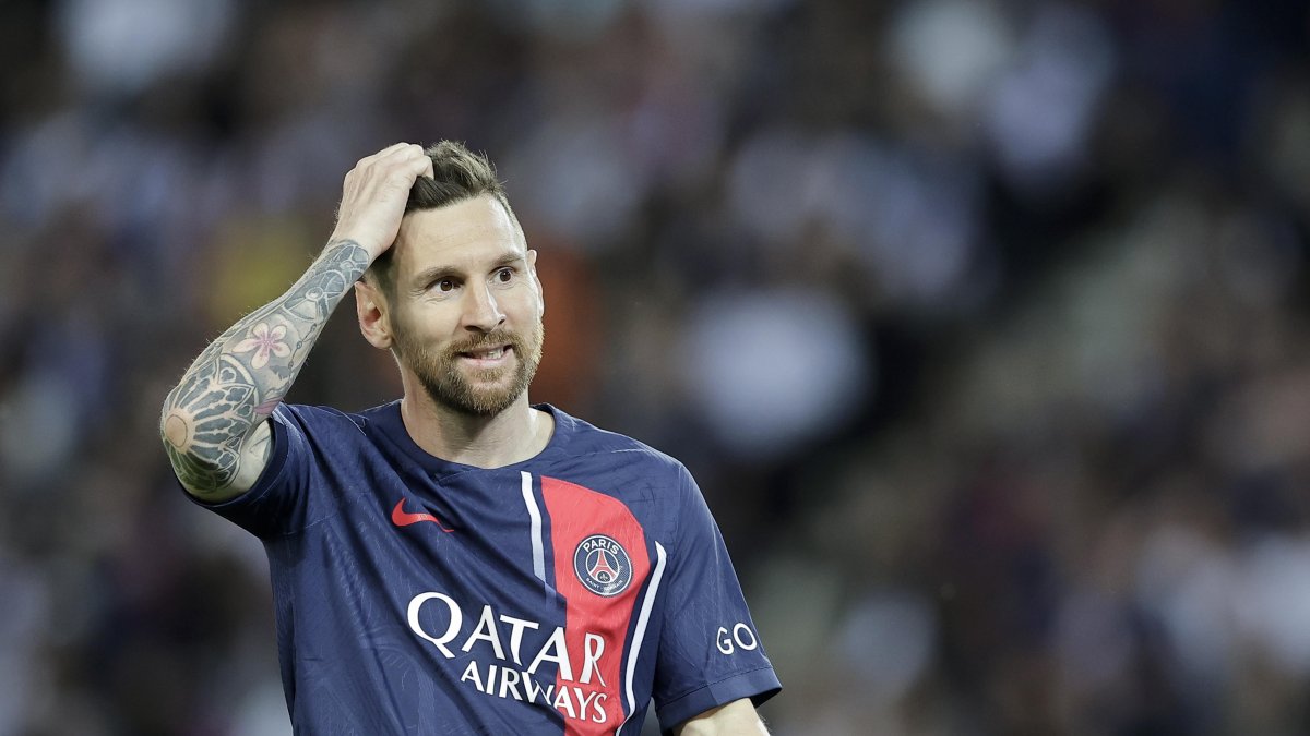 Messi durante su último partido con el PSG, el sábado 3 de junio en la Ligue 1.