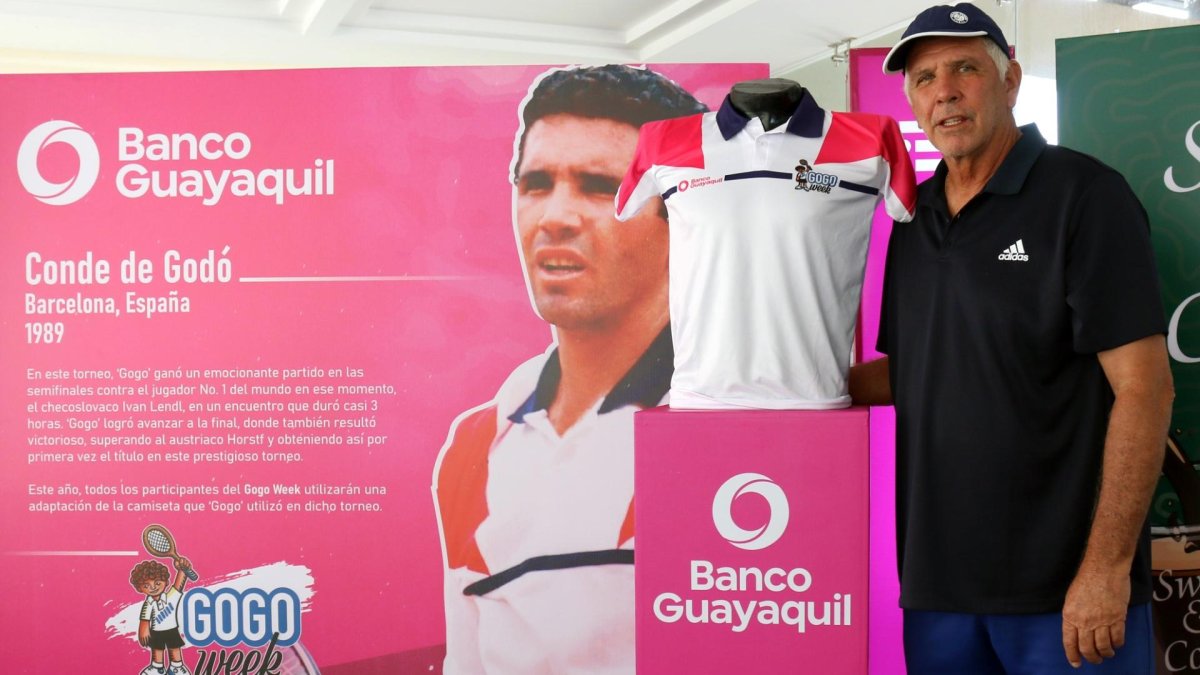 Andrés Gómez, mentalizador y organizador del torneo, en el lanzamiento.