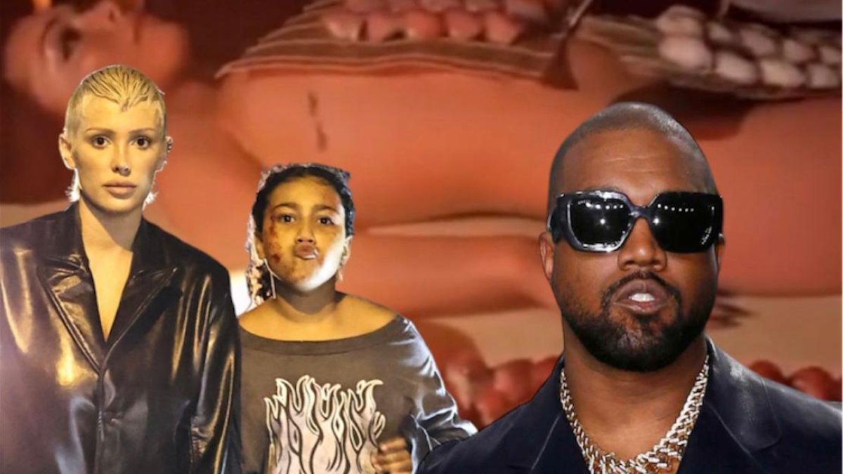 La esposa de Kanye West, Bianca Censori, toma de la mano a su hija mayor, North, de 9 años, durante las celebraciones de su 46 cumpleaños.