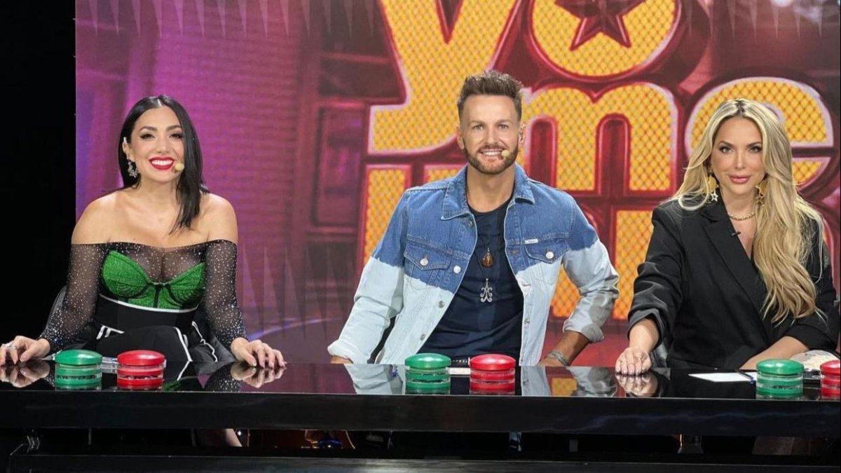 Jurados del programa YO ME LLAMO, Pamela Cortés, Axel y Érika Vélez.