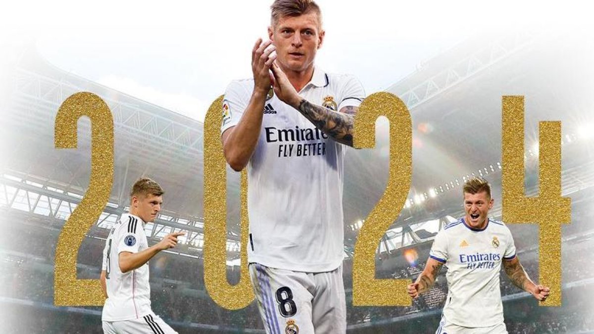 Se trata de la novena temporada de Kroos, desde su llegada a Real Madrid en julio de 2014.