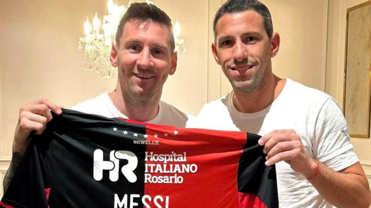 Leo Messi participó en la despedida de su gran amigo, Maxi Rodríguez.