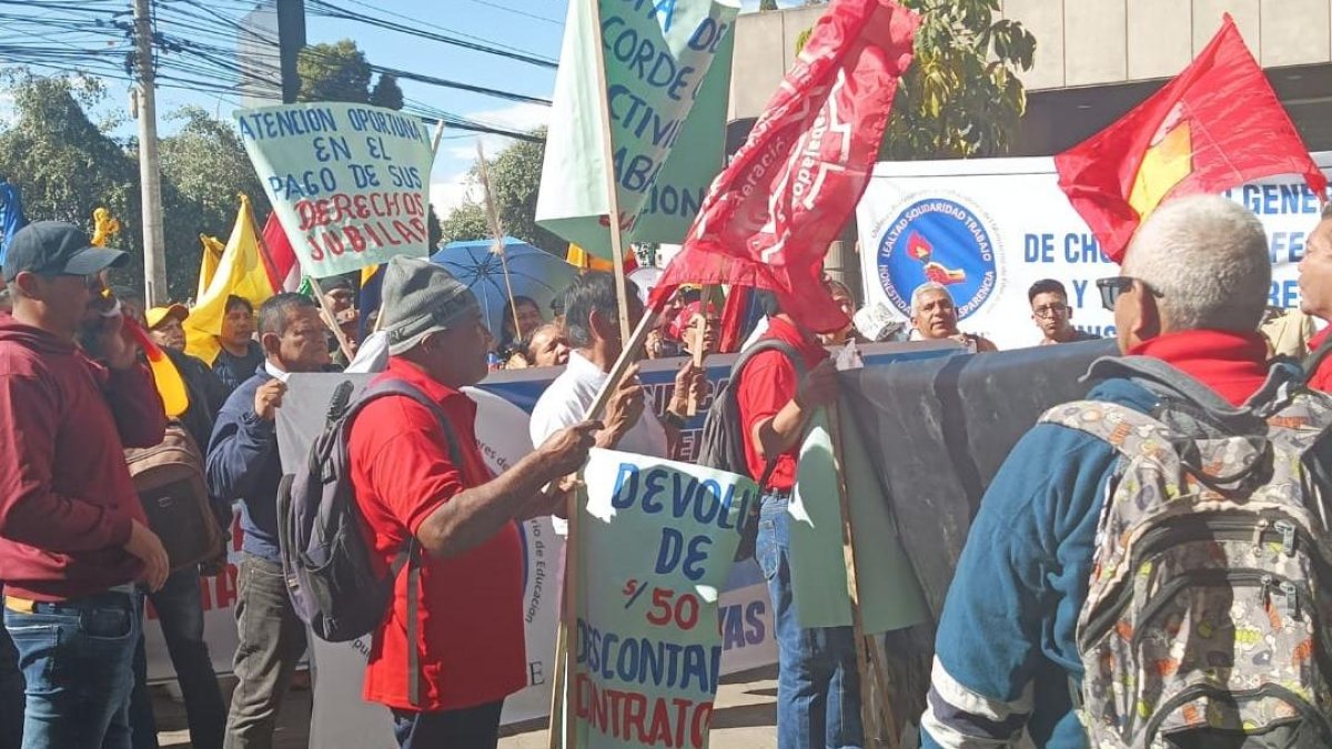 La medida de hecho fue apoyada por la Unión General de Trabajadores