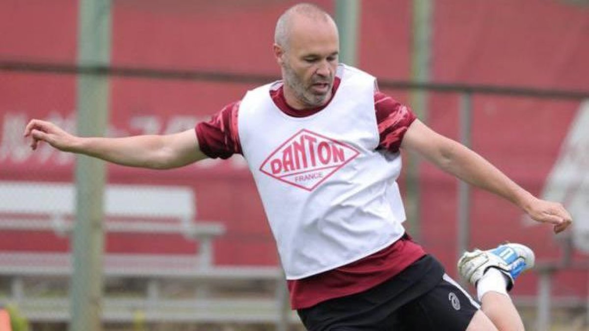 Iniesta juega en Japón desde 2018.