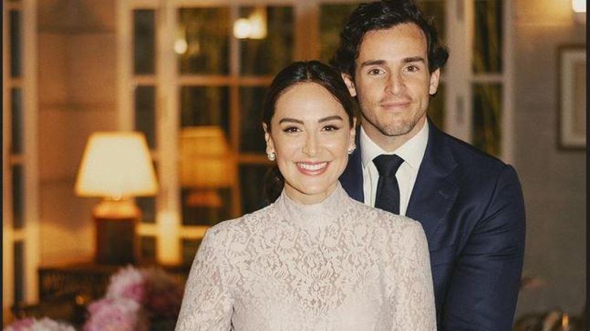 La pareja contrajo matrimonio luego de varios escandalillos, entre ellos infidelidades del novio