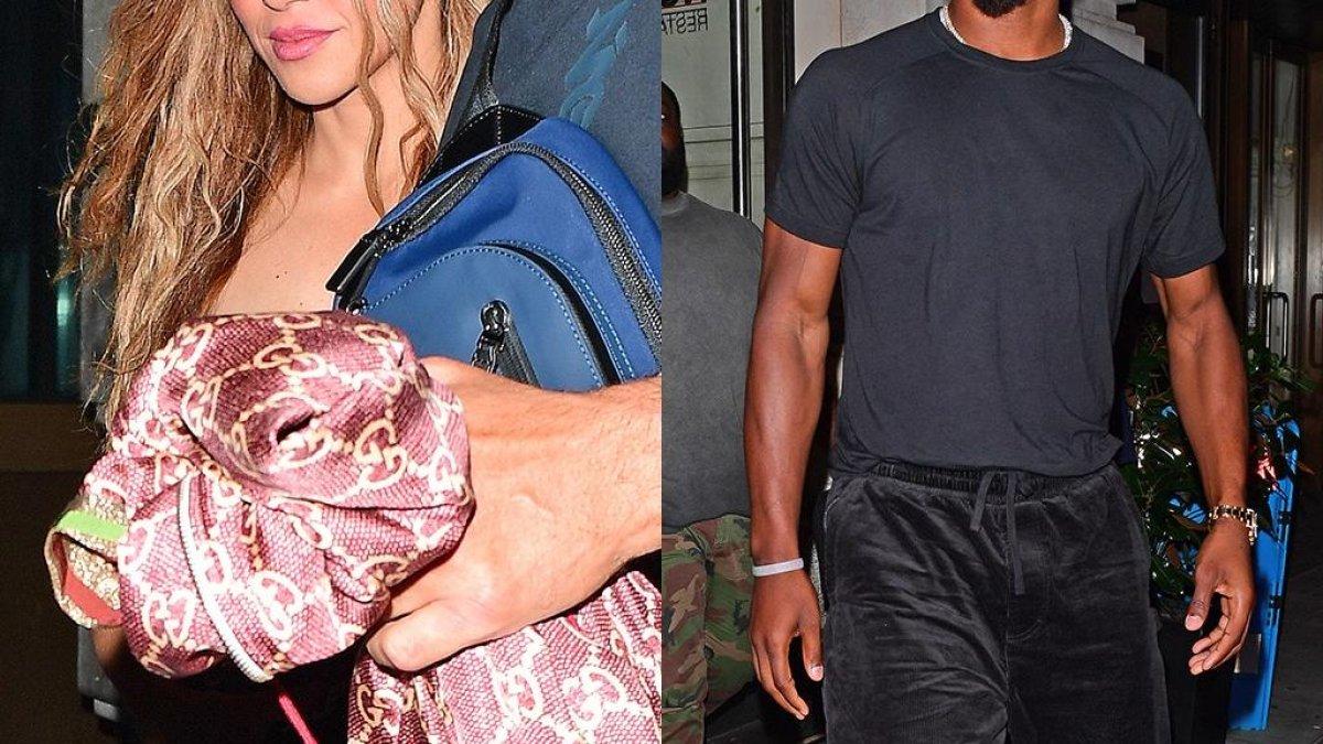 Shakira y Jimmy Butler.