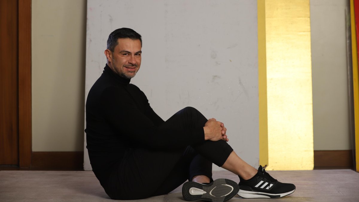 Joan Proaño durante la sesión de fotos para EXPRESIONES.