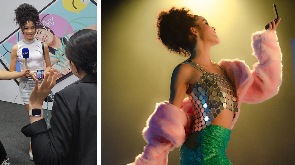 Yilda Banchón estrena 'Mi lado Flip X Samsung'.