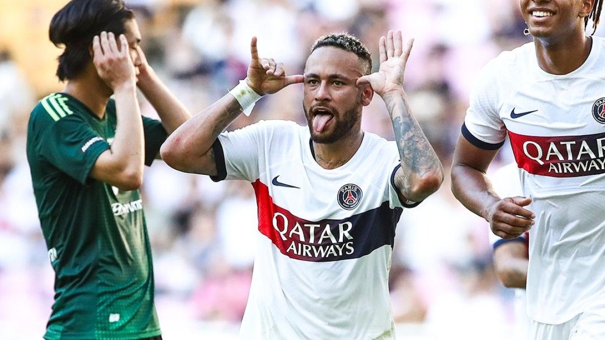 'Ney' anotó un doblete en la victoria del PSG.