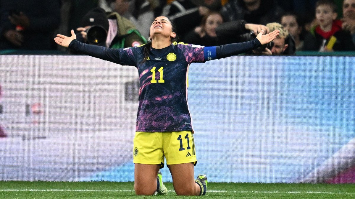 La goleadora histórica de la selección Colombia marcó el 1-0 definitivo.