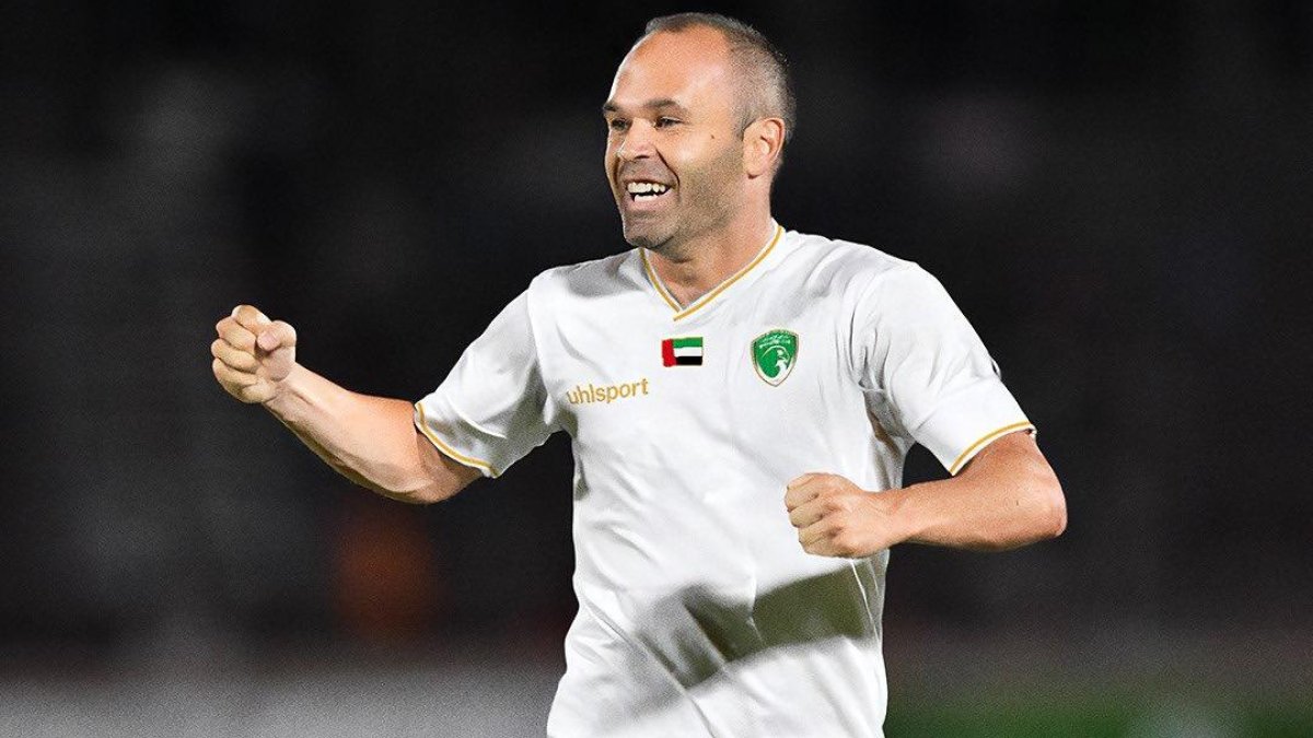 Andrés Iniesta brindó sus primeras declaraciones este miércoles 9 de agosto, como jugador del Emirates Club.