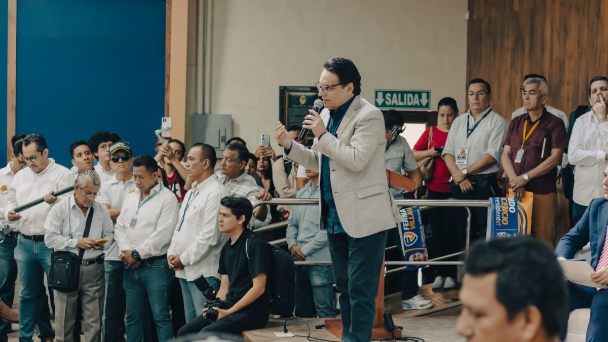 Fernando Villavicencio era candidato a la Presidencia de la República por el movimiento Construye.