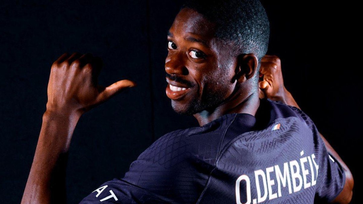 El francés Osmane Dembélé, extremo del PSG.