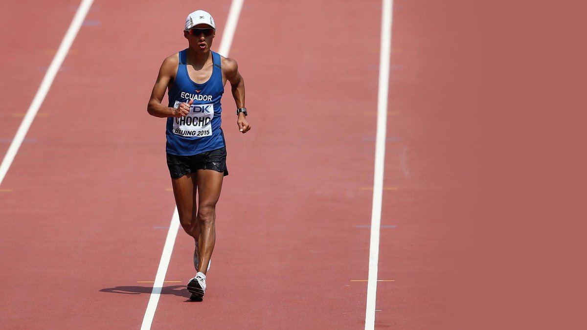 Casi 20 años lleva Chocho dedicados al deporte. Ha participado en los 50, 35 y 20 kilómetros marcha.