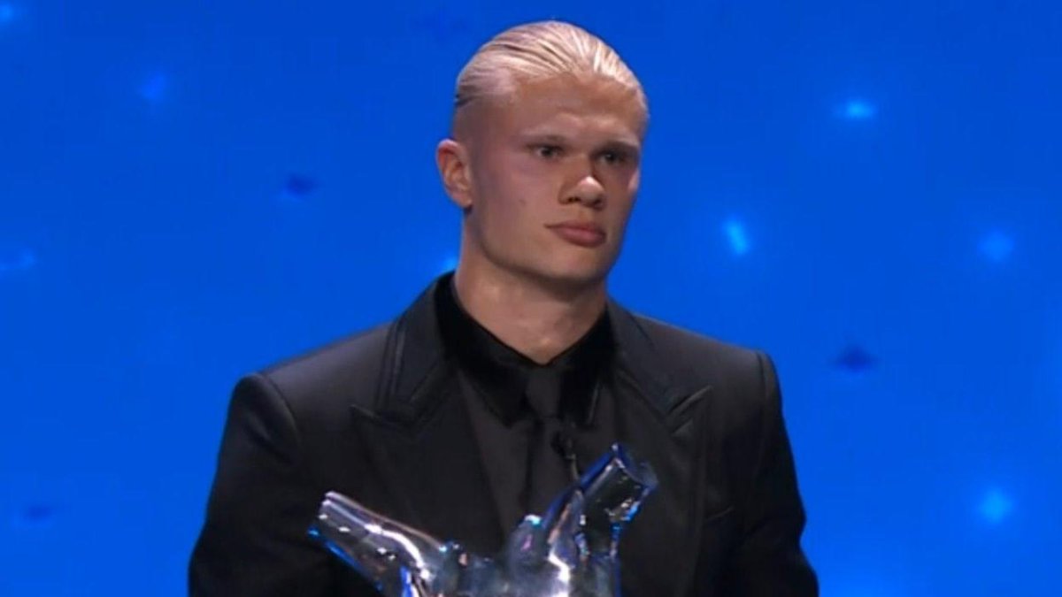 Haaland conquistó el triplete en Inglaterra.