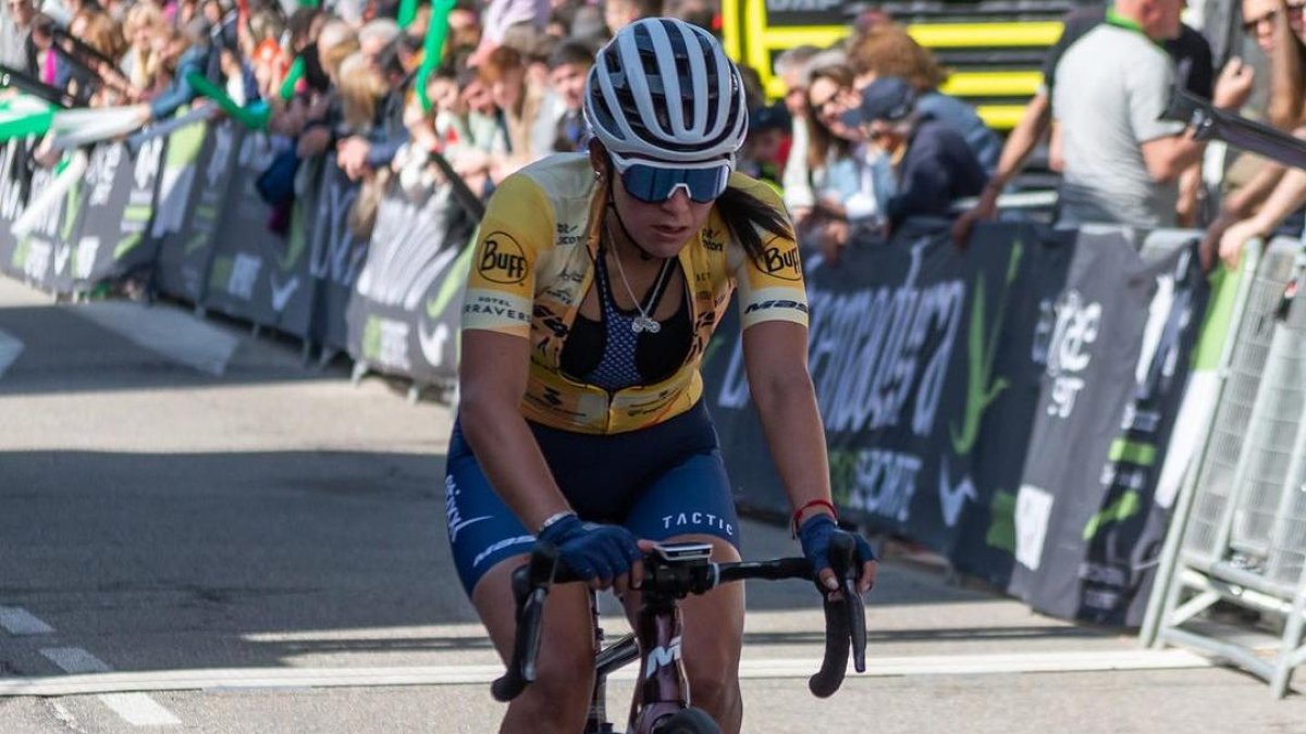 La ecuatoriana es la actual líder en la clasificación de la Montaña.