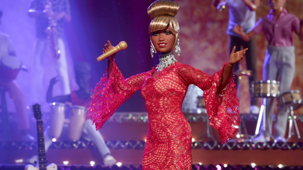 Juguete.- La Barbie, Celia Cruz, fabricada por Mattel.