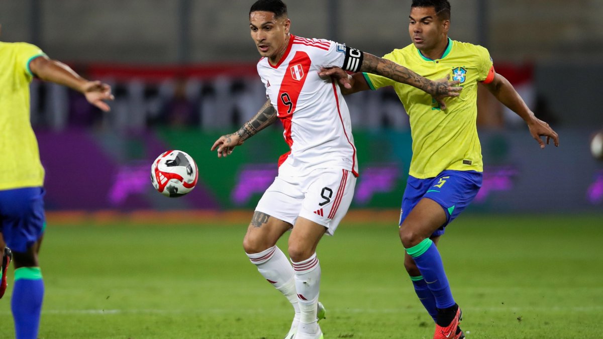 Guerrero jugó los 90 minutos en el choque eliminatorio ante Canarinha.