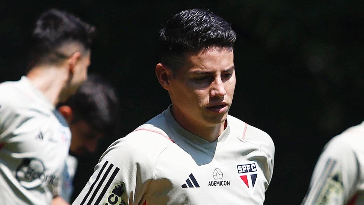 James Rodríguez es una de las estrellas del Sao Paulo.