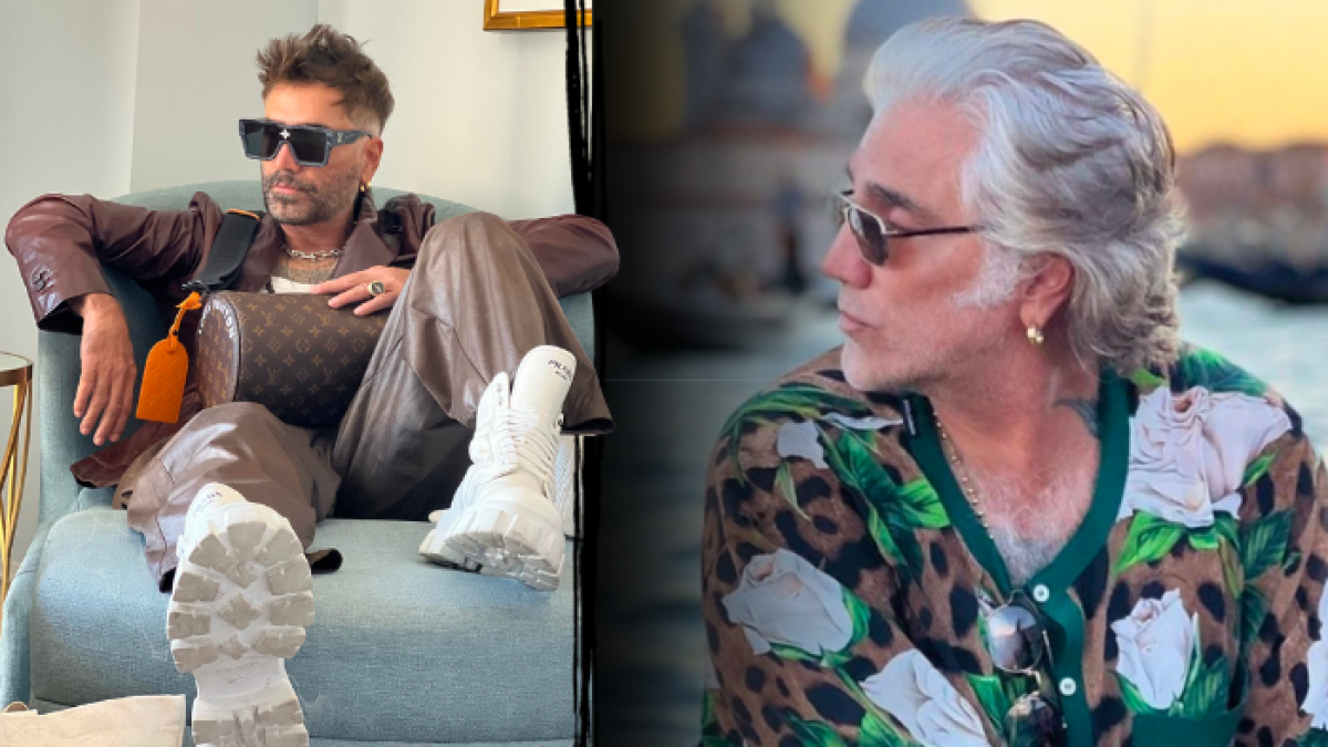 El cantante mexicano apuesta por una apariencia más juvenil que la que mostraba hasta hace poco, con su pelo blanco y algo largo.