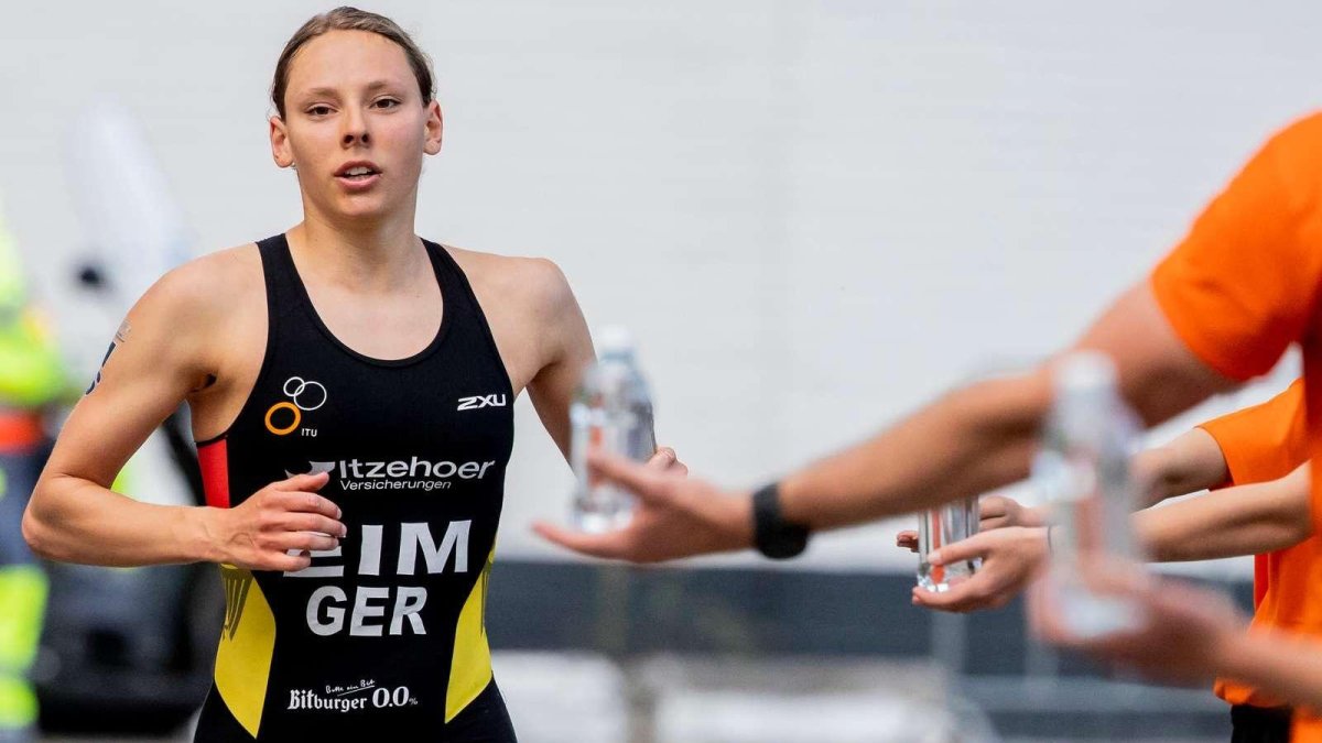 Nina Eim salió del sector de nado con casi un minuto de desventaja con algunas competidoras. Pese a aquello coronó en el global.