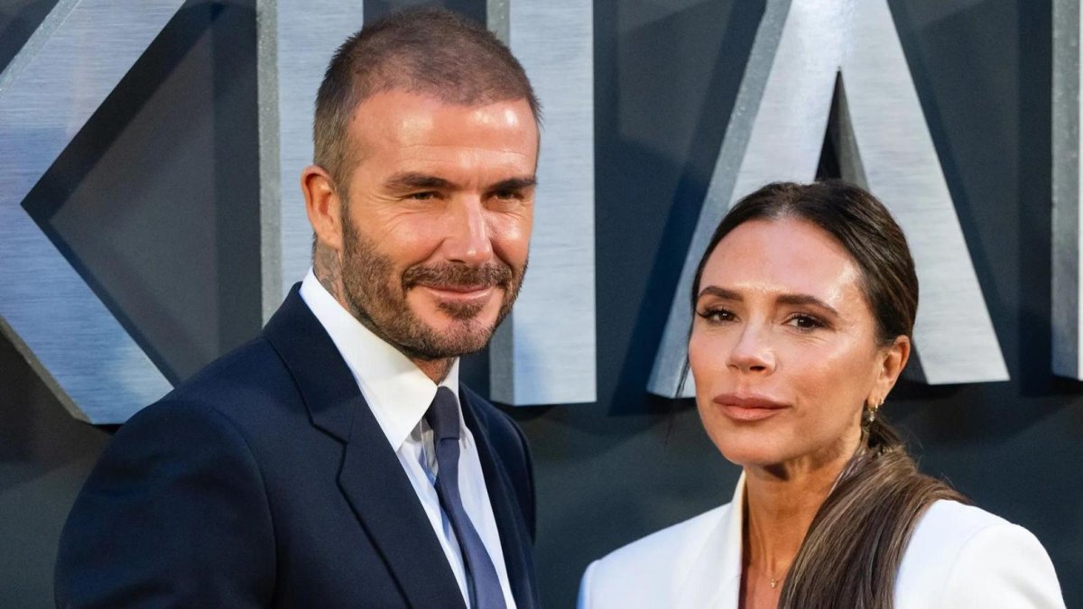 David y Victoria Beckham .
