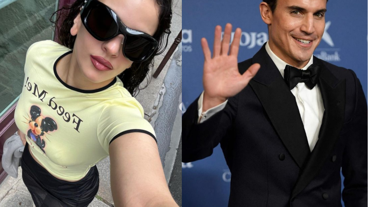 Rosalía (izquierda) y Alex González (derecha) son artistas españoles que terminaron sus respectivas relaciones en 2023