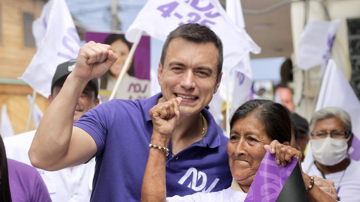 Con mas del 90% de actas válidas escrutadas, Noboa es el presidente electo de Ecuador.