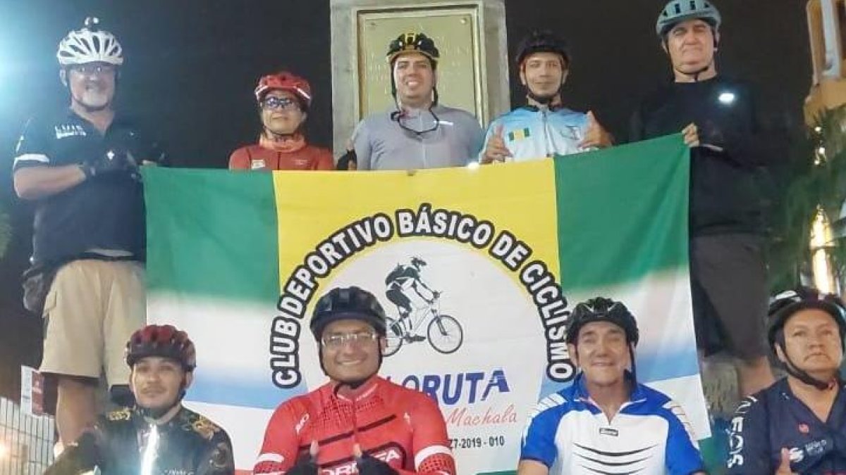 El equipo Ciclo Ruta Machala de El Oro, uno de los asistentes.