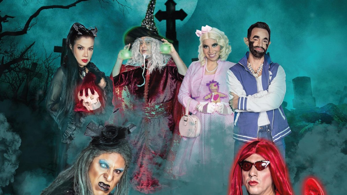 Teatro. Fabo Doja y Ney Calderón dan vida a las brujas Cleotilde y Matilde en esta nueva producción.