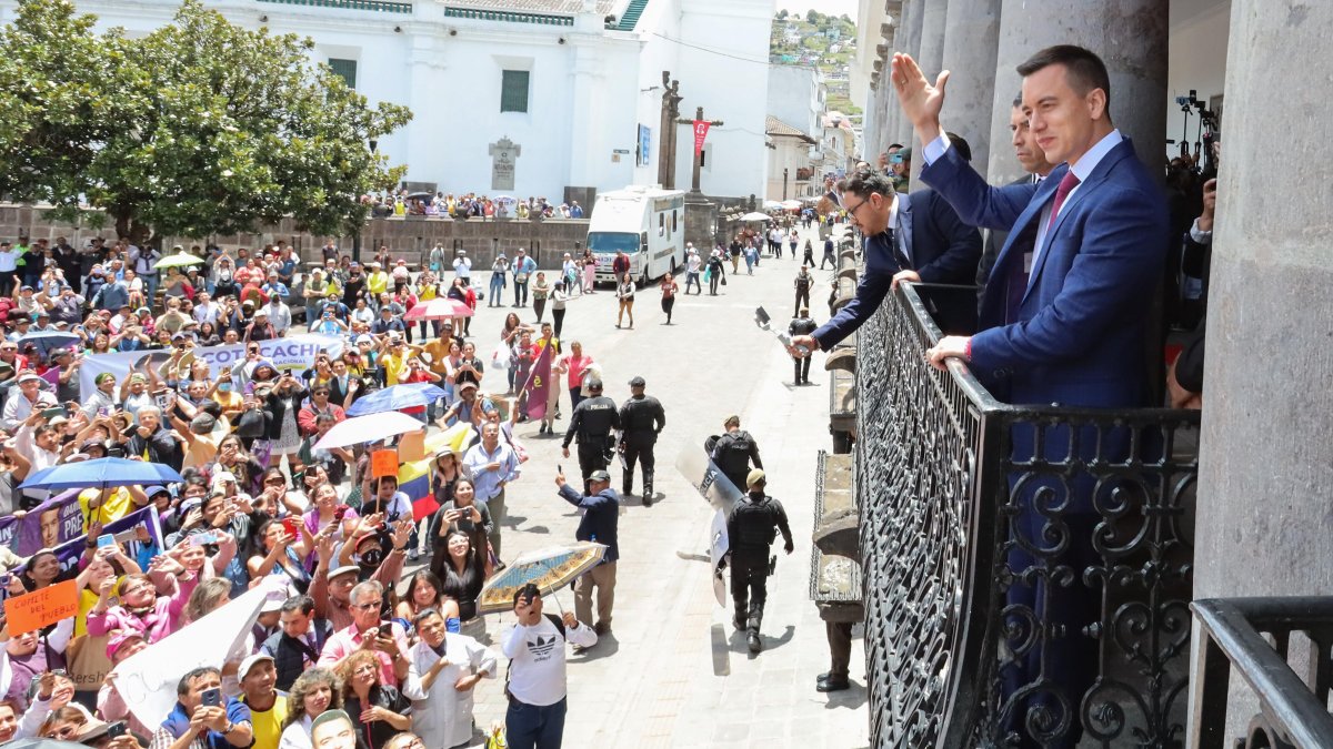 El presidente electo Daniel Noboa tendrá, aproximadamente, 18 meses de gobierno.