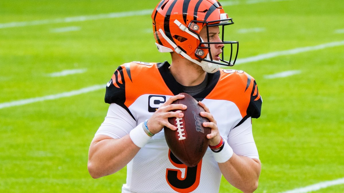 Burrow, mariscal de campo de los Cincinnai Bengals.