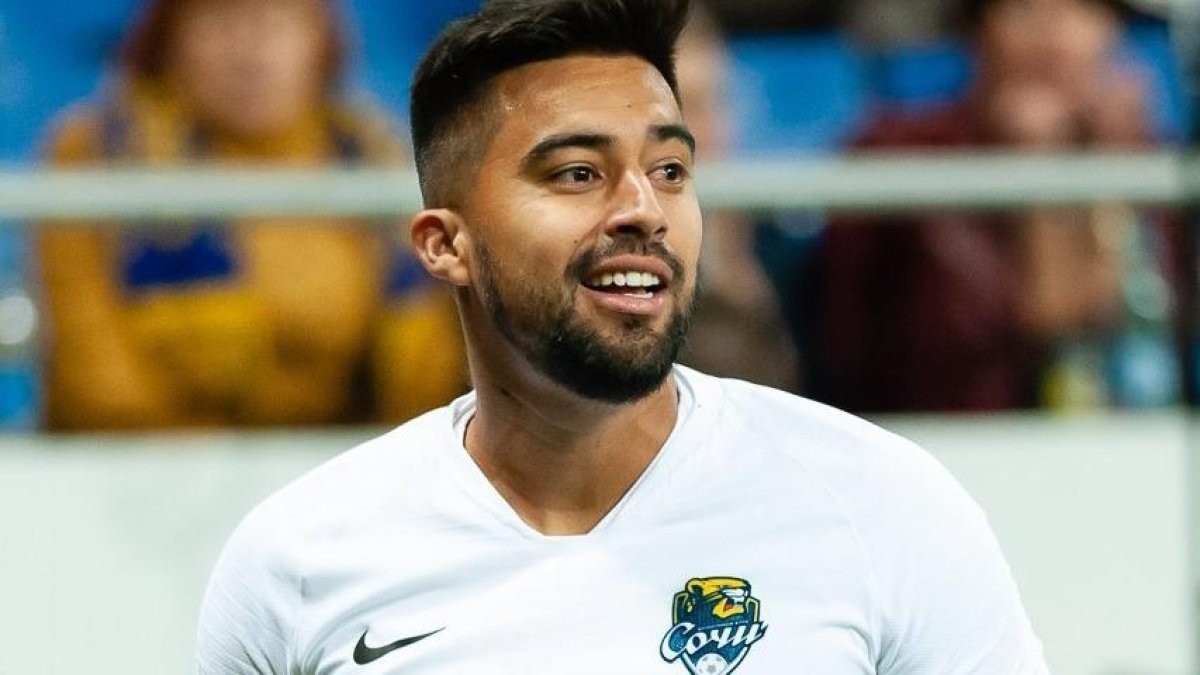 El ecuatoriano Cristhian Noboa, mediocentro del PFC Sochi.