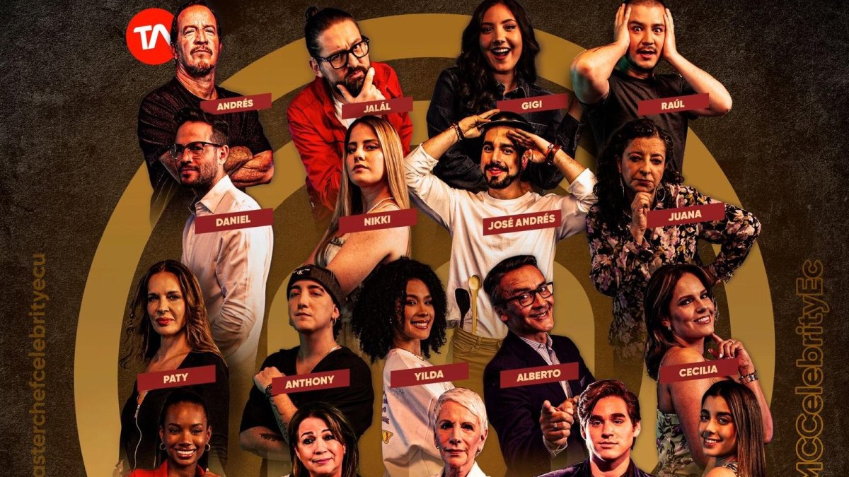 Participantes de Masterchef Celebrity Ecuador.