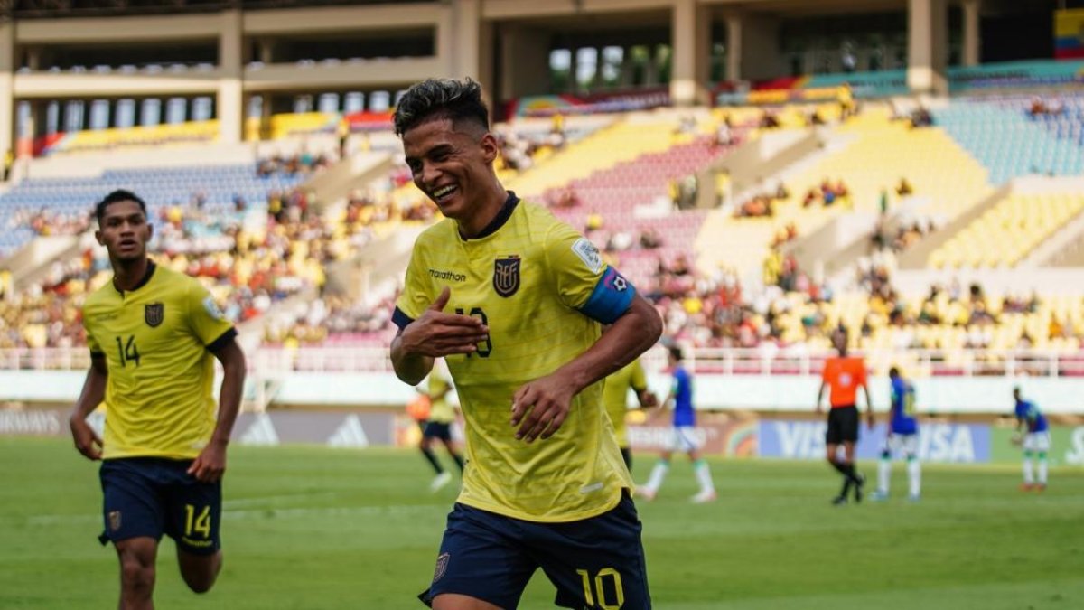 Michael Bermúdez, mediapunta de Liga de Quito, que destacó con la Tri en el Mundial sub-17 de Indonesia.
