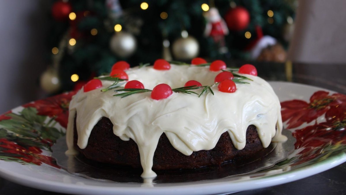 Cake de Navidad de Caramel Coffee.