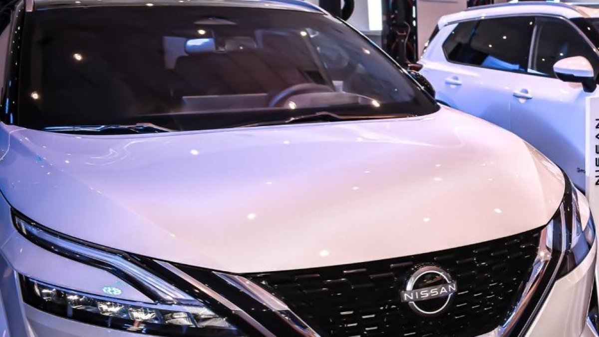 Nissan con su stand en el Auto Show de Cuenca hace poco días.