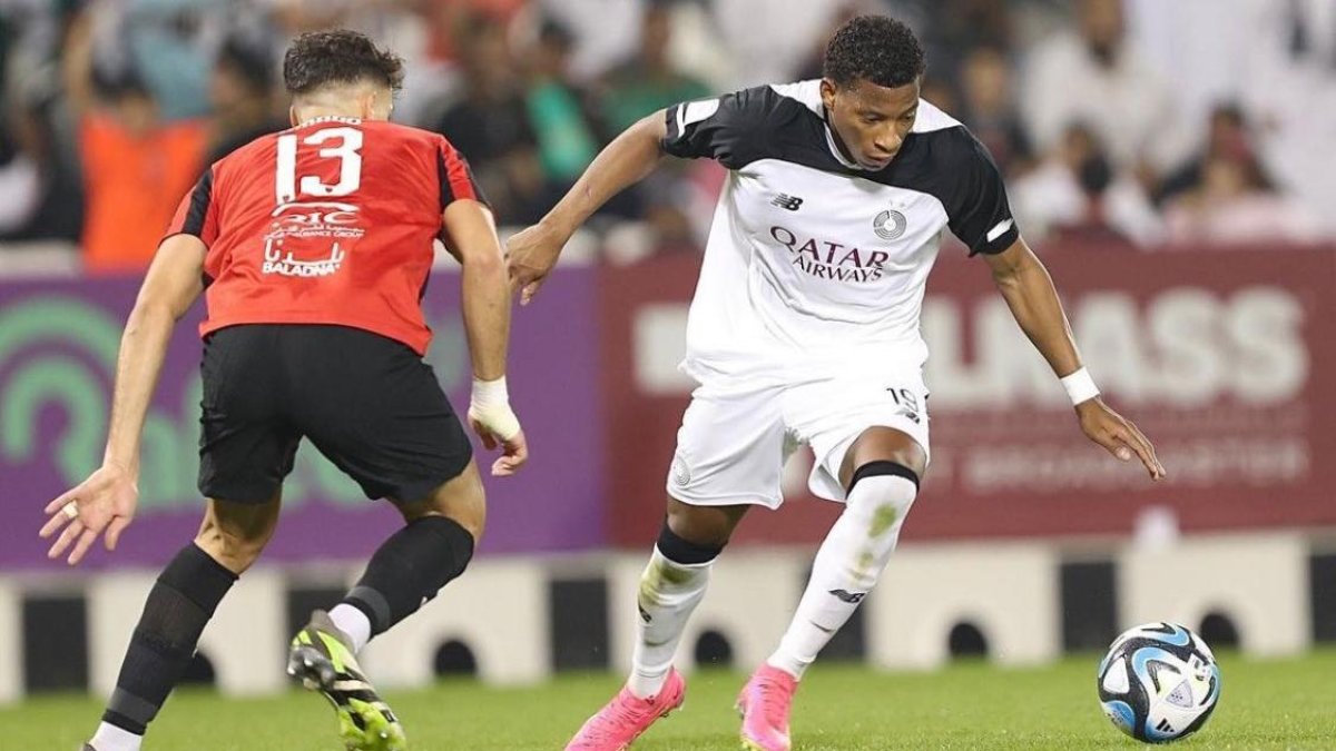 Plata anotó el segundo gol del partido. Ya suma cinco en el torneo qatarí.