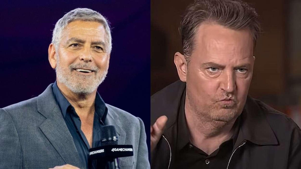 George Clooney convivió un tiempo con Matthew Perry, cuando ambos todavía no se habían convertido en celebridades.
